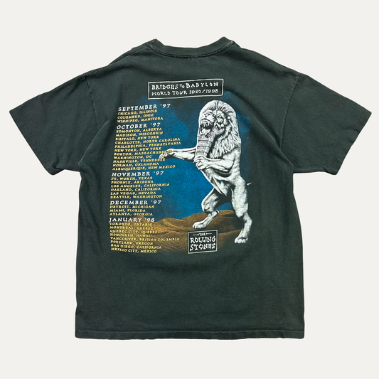 Vintage 1997 The Rolling Stones Bridges To Babylon T-Shirt