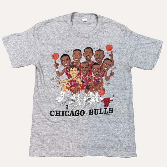 Vintage 80s Chicago Bulls Hoopla Lottery T-Shirt