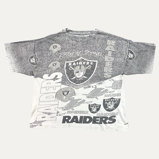 Vintage 90s Oakland Raiders AOP T-Shirt