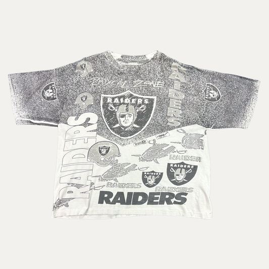 Vintage 90s Oakland Raiders AOP T-Shirt