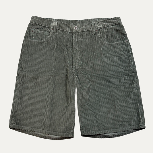 Vintage Y2K Code Bleu Corduroy Shorts