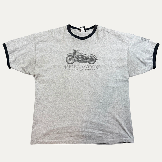 Vintage Y2K Harley Davidson Ringer T-Shirt