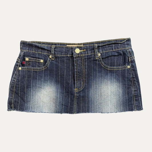 Vintage 90s Cavaricci Denim Mini Skirt