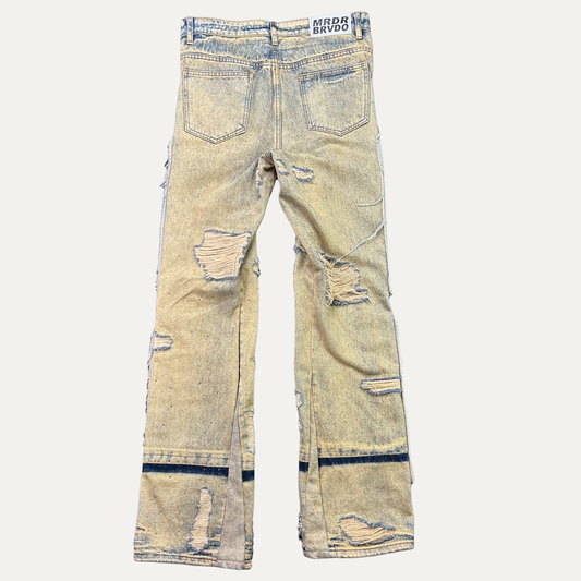 Who Decides War Unfurled Distressed Denim Jean