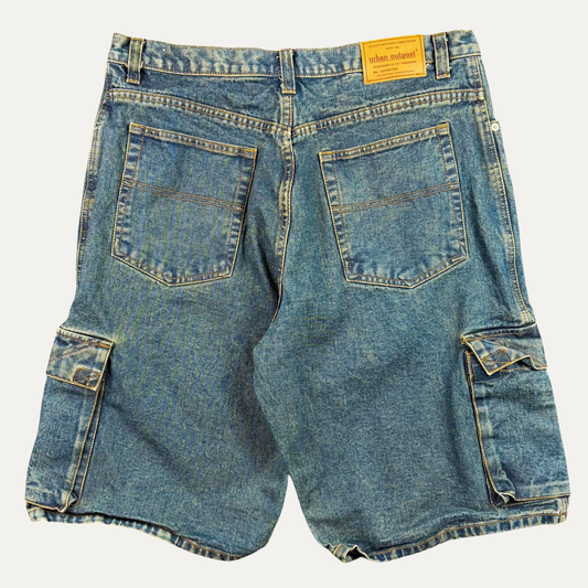 Y2K Urban Outpost Denim Cargo Shorts