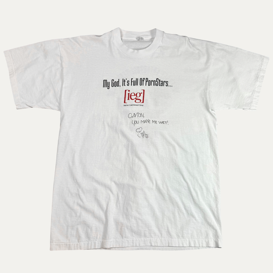 Vintage 90s Internet Entertainment Group Porn T-Shirt
