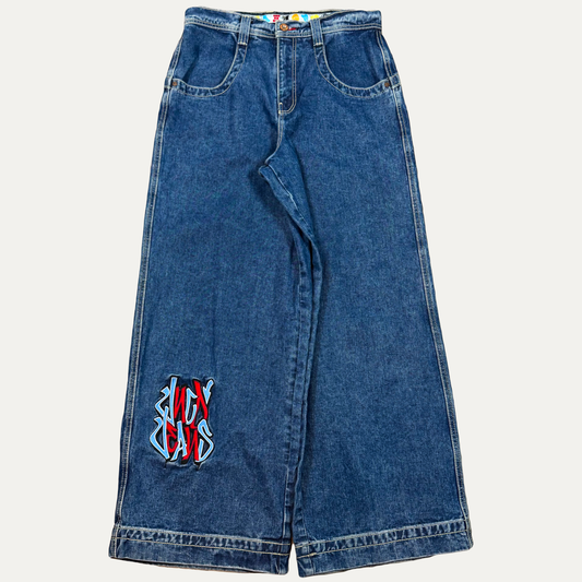 Y2K Jnco Jeans Rollin Denim Jeans