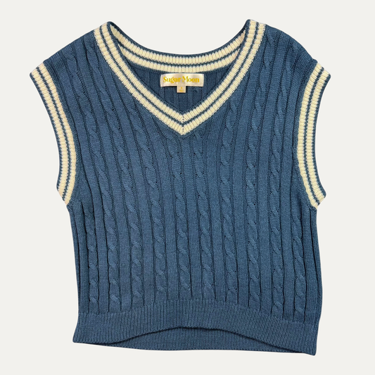 Vintage Y2K Sugar Moon Knitted Vest