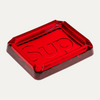Supreme Red Embossed Ash Tray
