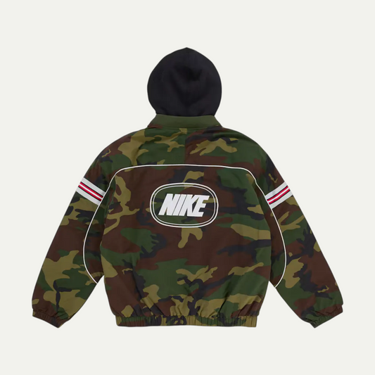 Supreme Nike Nylon Hooded Jacket Woodland Camo