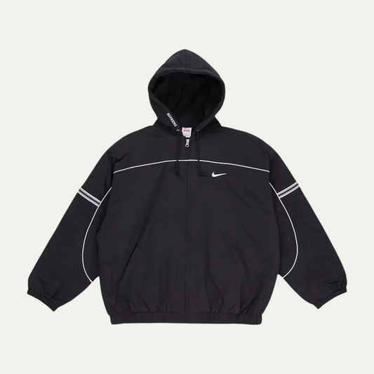 Supreme Nike Nylon Hooded Jacket Black