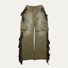 Alchemist Olive Green Frayed Sweatpants