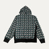 Undefeated AOP Blue U  Logo Zip Up