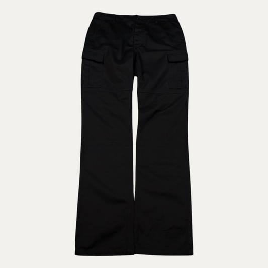 Balenciaga Flared Cargo Canvas Pants