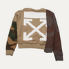 Off-White Reconstructed Camouflage Sweatshirt