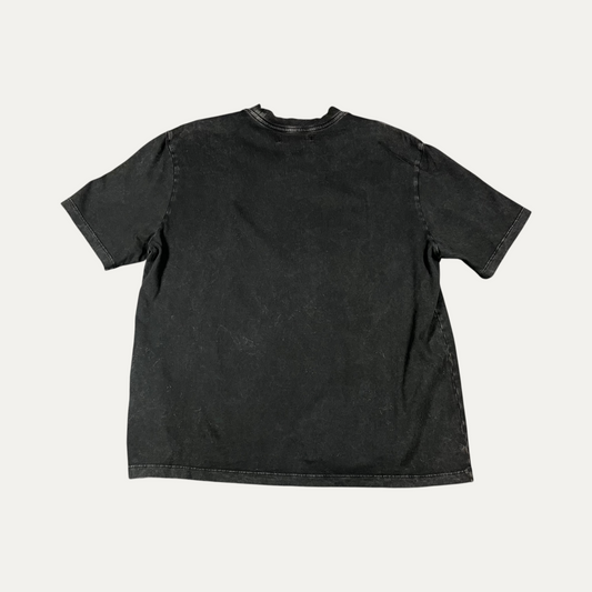 Amiri Tan On Black Spellout T-Shirt