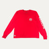 Chrome Hearts Red Horseshoe Logo Long Sleeve