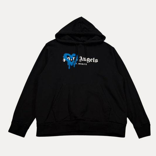 Palm Angels Sprayed Logo St. Moritz Hoodie