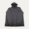 Chome Hearts Hoodie Carcoal Blue Triple Cross Patch