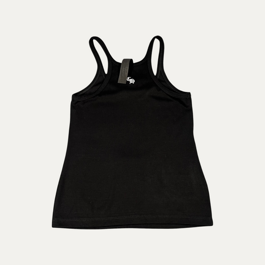 Chrome Hearts Women's Black Mini Cross Tank top