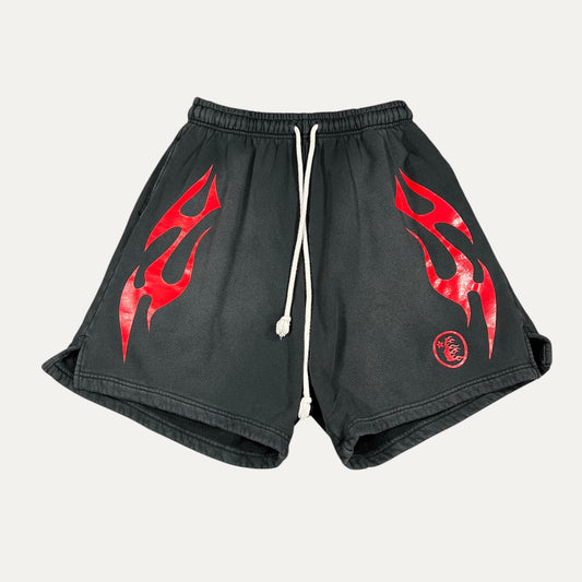 Hellstar Gel Logo Sweat Shorts