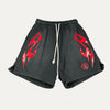 Hellstar Gel Logo Sweat Shorts