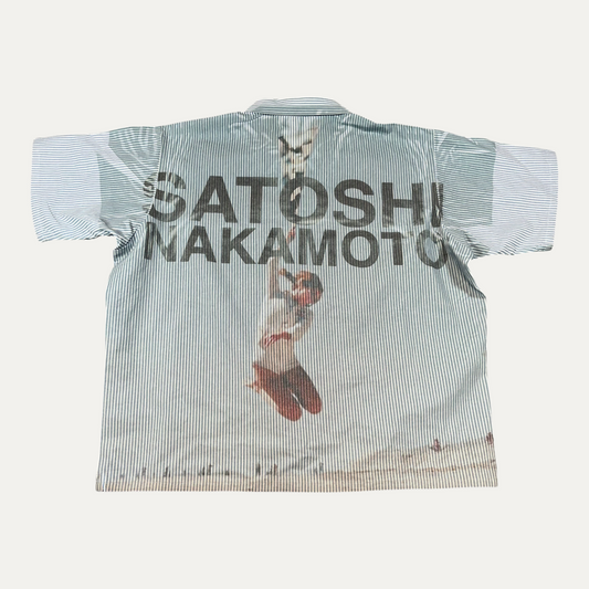 Satoshi Nakamoto Spellout Zup Up Polo