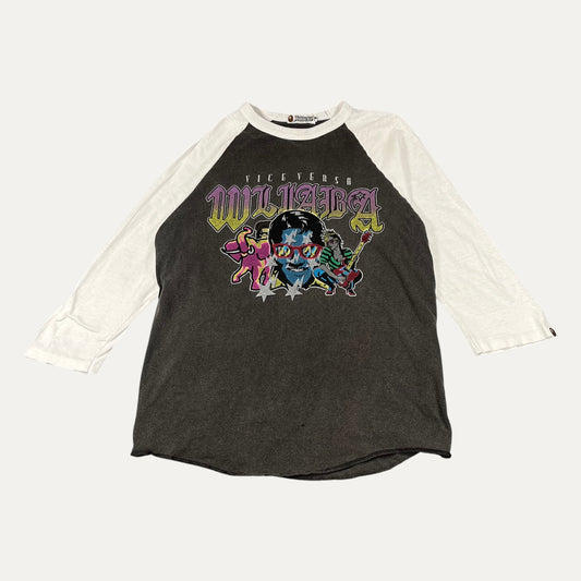 Bathing Ape Vice Versa 3/4 Baseball T-Shirt