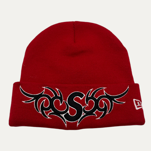 Supreme Tribal Red Beanie