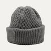 Chanel Grey Cashmere Double C Beanie