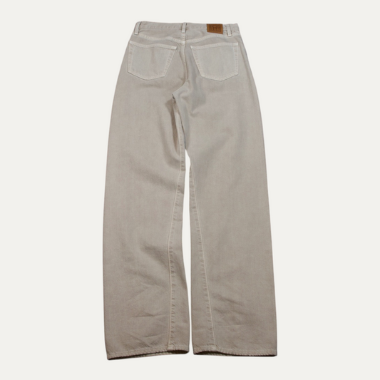 Toteme Wide Leg Beige Jeans