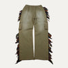 Alchemist Olive Green Frayed Sweatpants