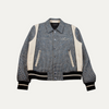 Amiri Tweed Bomber Jacket Blue