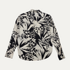 Saint Laurent Plants Long Sleeve Button Up Shirt